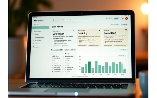 Screenshot of ElysiumFlorique Pulse's personalized dashboard showing custom recommendations for sleep improvement